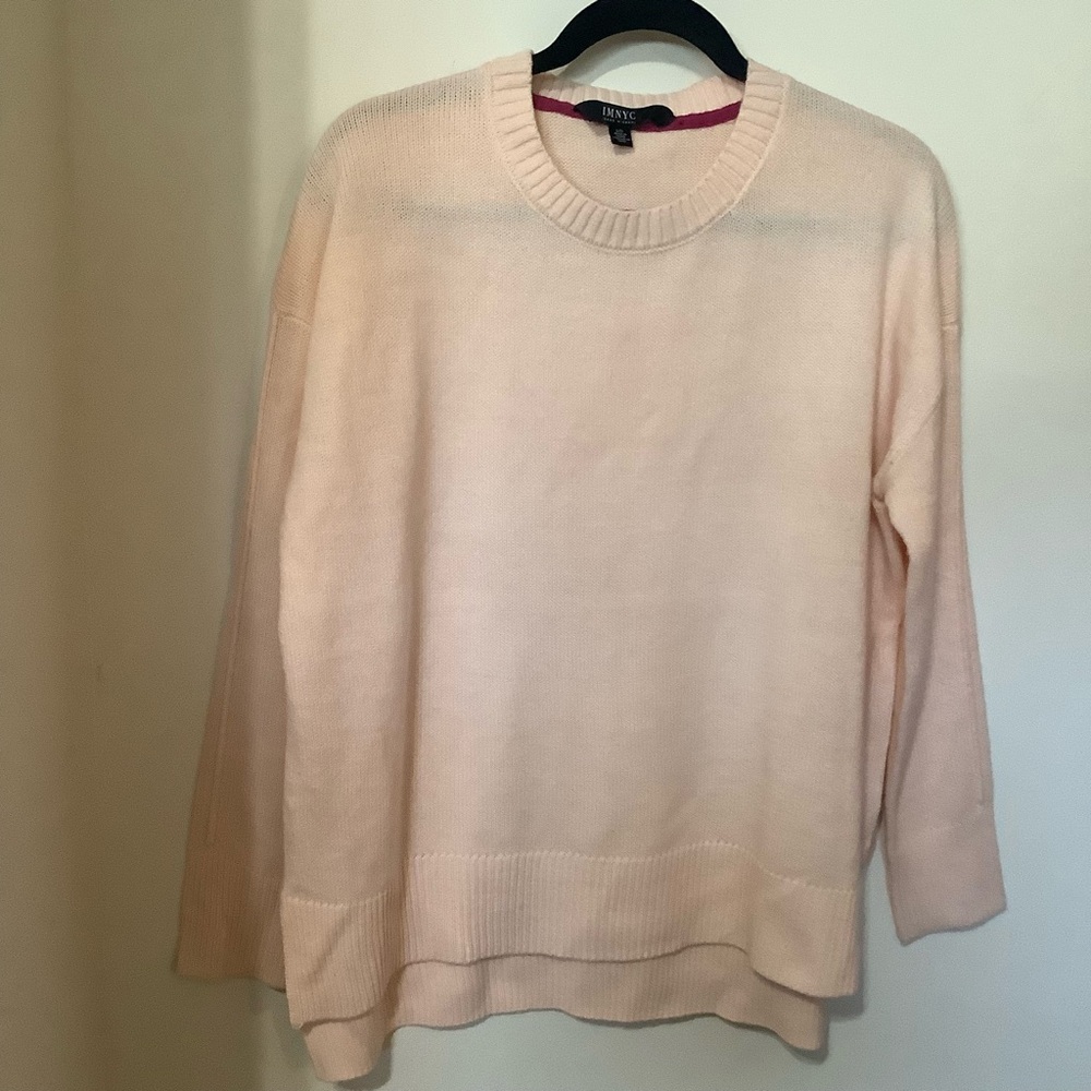 IMNYC Pale Pink/Peach Sweater (NWOT)